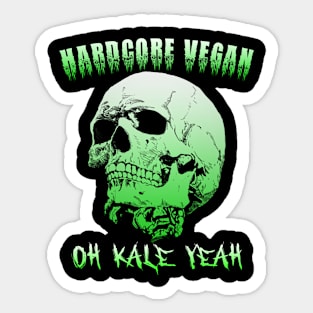 Hardcore Vegan Sticker